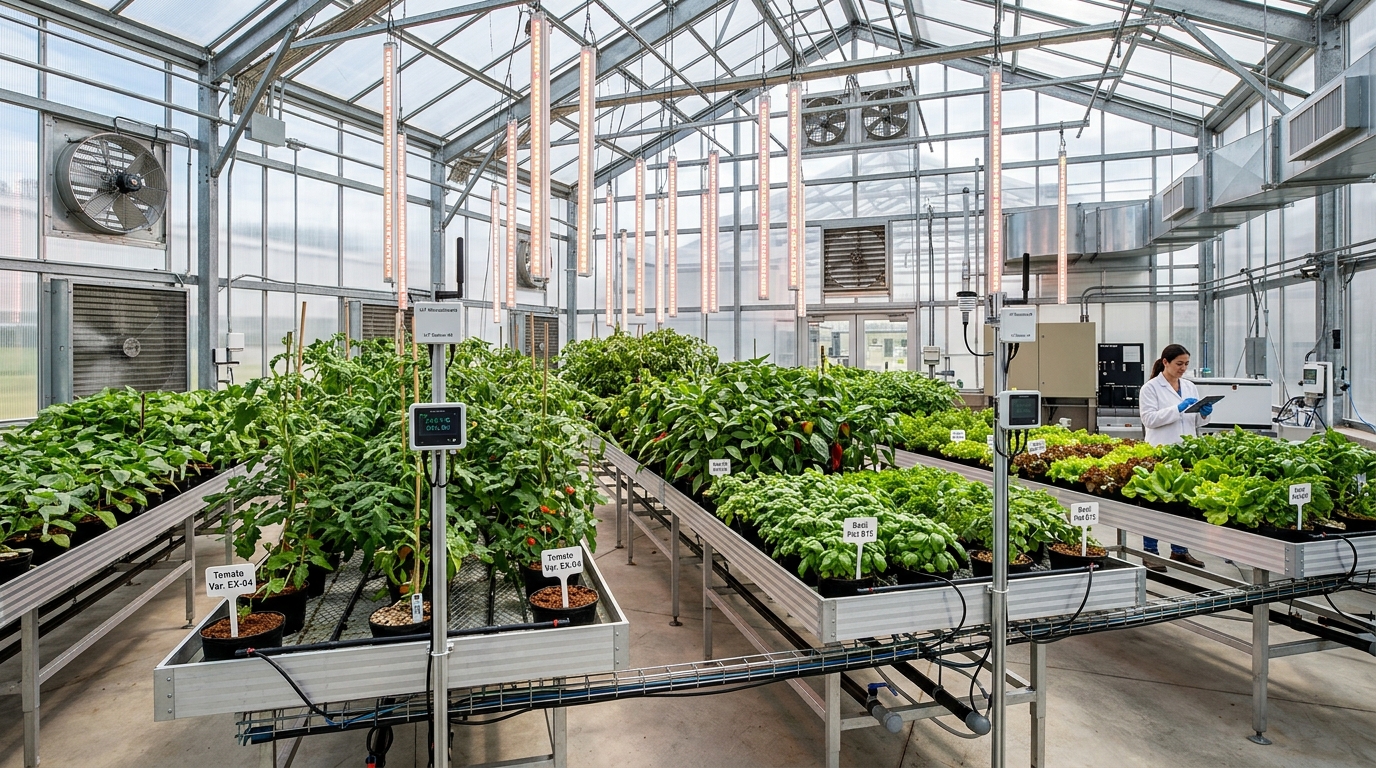 New Research Greenhouse & Sensor Suite